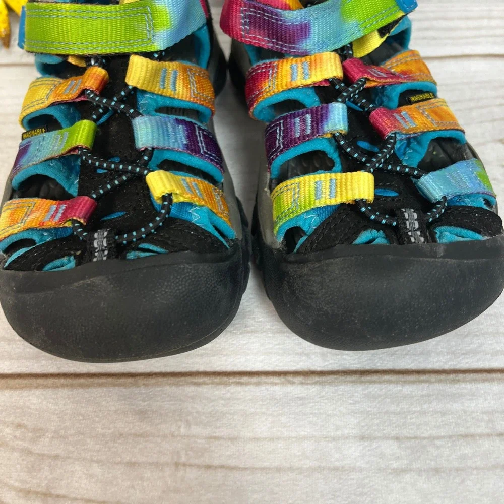 KEEN Newport H2 Kids Boys Girls rainbow Tie Dye Water Sandals Shoes Water 11